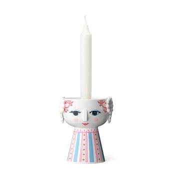 Eva candlestick 9,5 cm - Pink - Bjørn Wiinblad