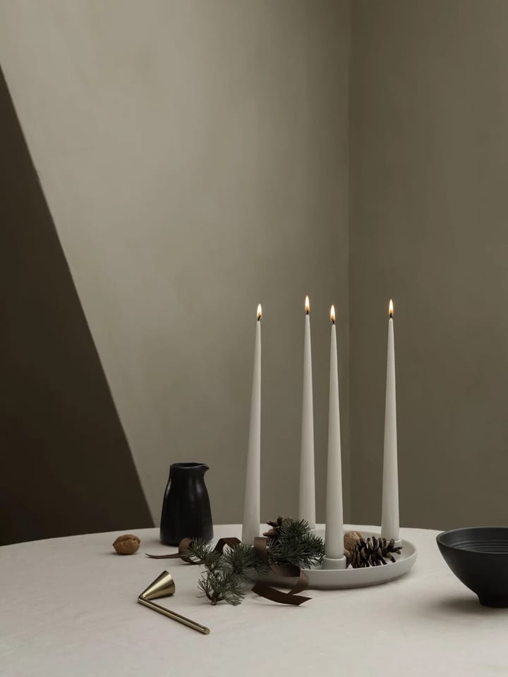 ADVENT candlestick Ø27 cm, Moonbeam blomus