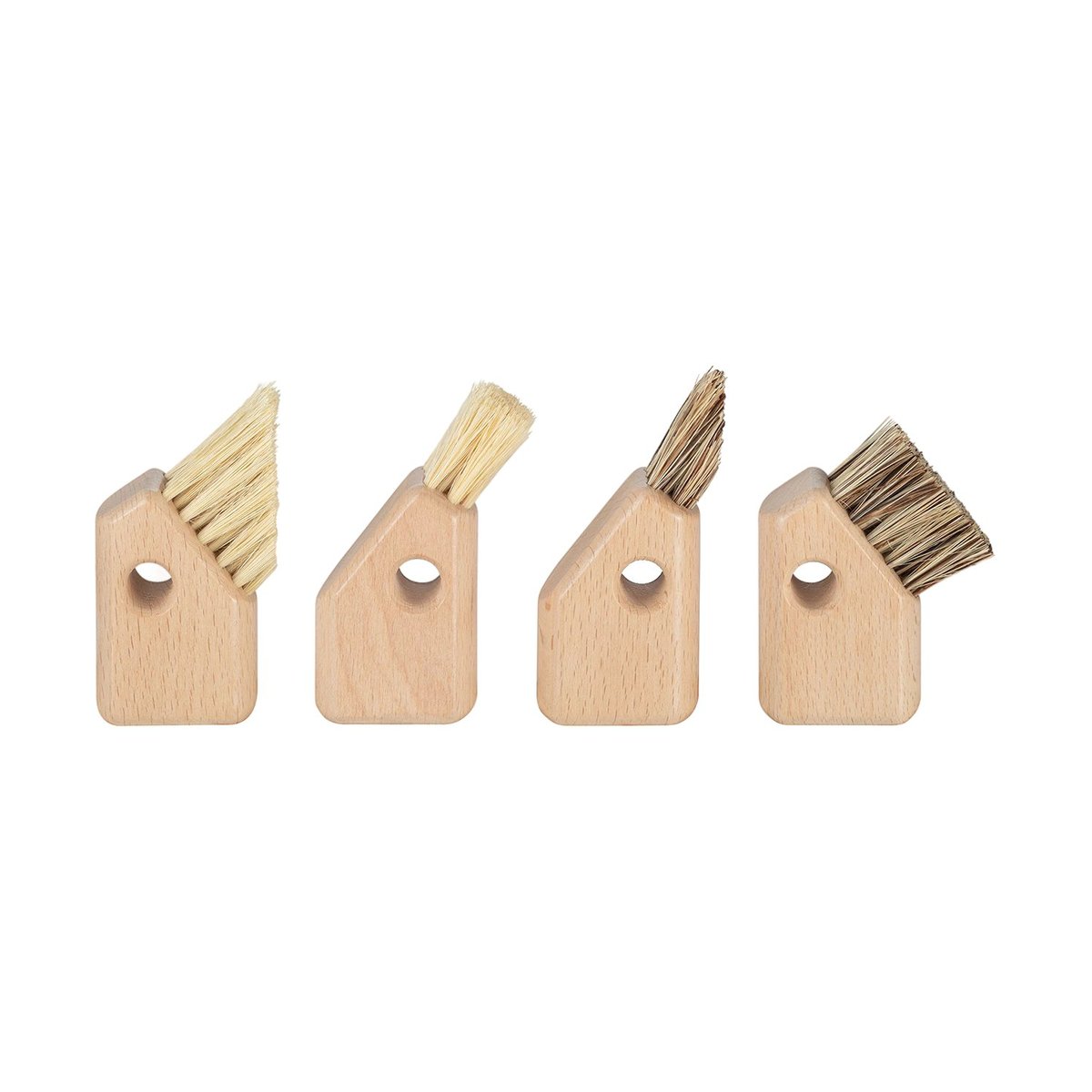 blomus Aves kitchen brush 4 piece set Nature