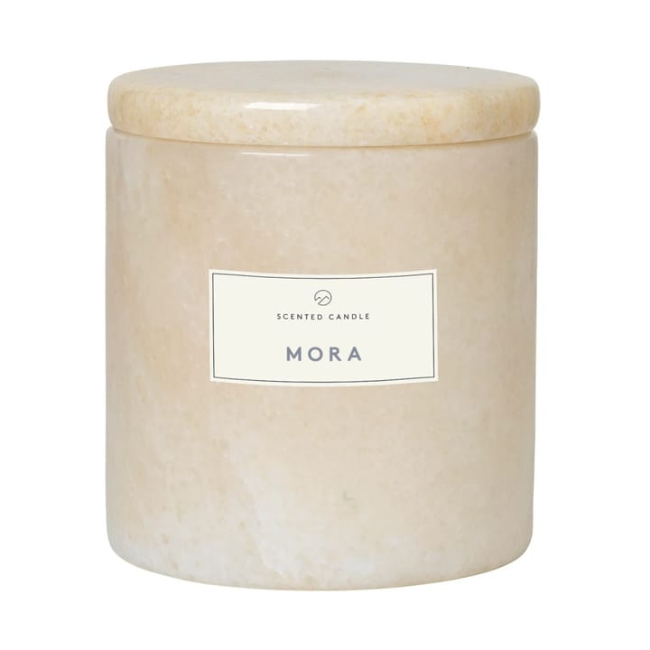 Frable scented candle marble Ø10 cm, Moonbeam-mora blomus