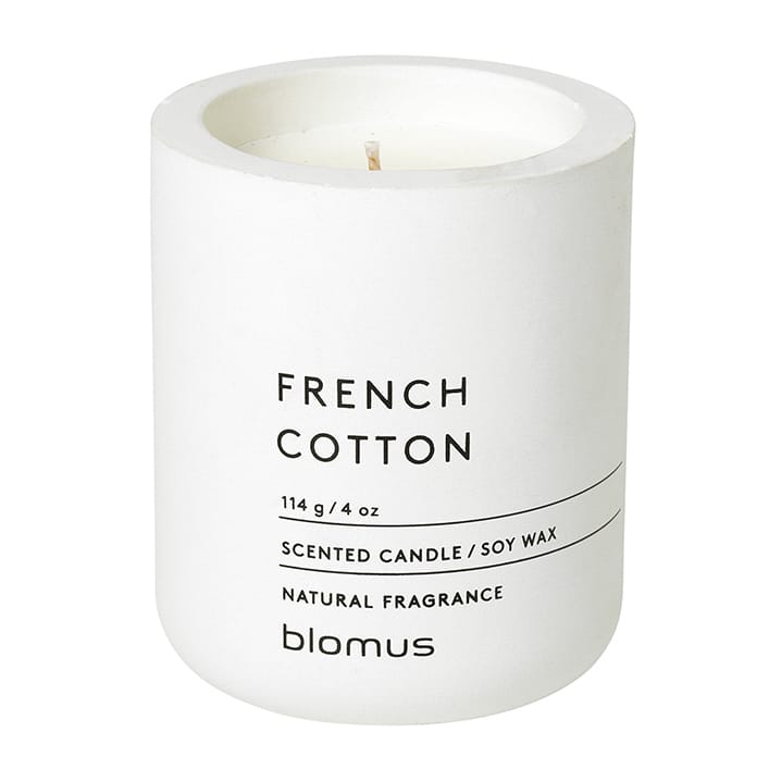 Fraga scented candles 24 hours, French Cotton-Lily White blomus