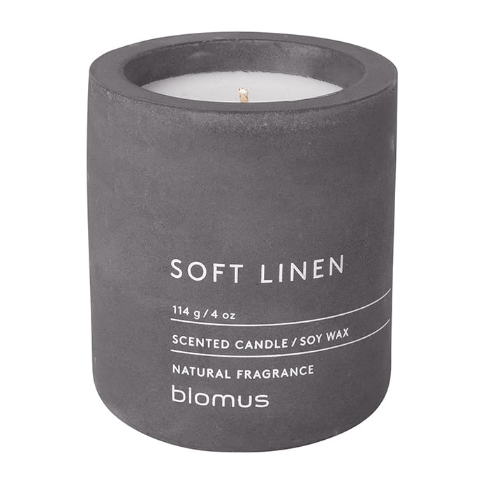 Fraga scented candles 24 hours, Soft Linen-Magnet blomus