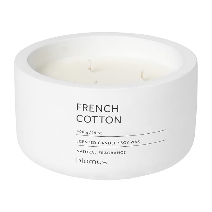 Fraga scented candles 25 hours, French Cotton-Lily White blomus