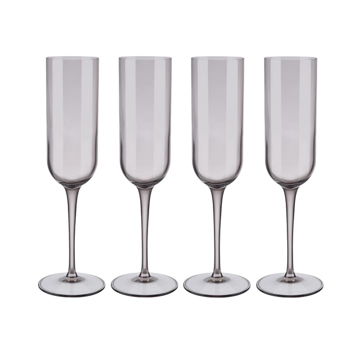 Fuum champagne glass 21 cl 4-pack - Fungi - Blomus