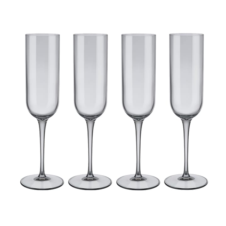 Fuum champagne glass 21 cl 4-pack, Smoke blomus