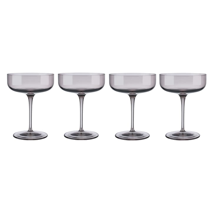 Fuum champagne glass coupe 30 cl 4-pack, Fungi blomus