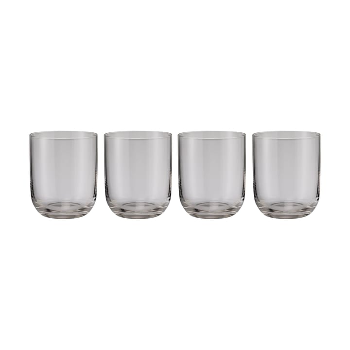 Fuumi drinking glass 34 cl 4-pack, Smoke blomus