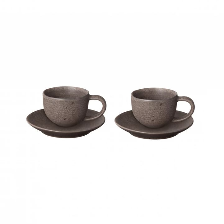 Kumi espresso cup with saucer 6 cl 2-pack - Espresso - Blomus