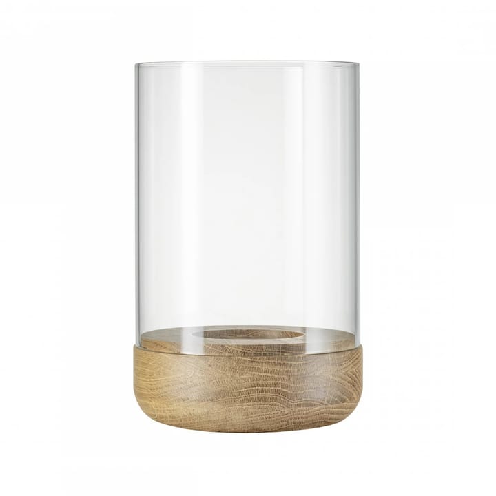 Lanto lantern lantern M Ø12 cm - Transparent-oak - Blomus