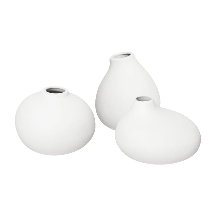 Nona vase 3-pack - White - Blomus