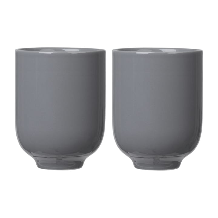 Ro mug 25 cl 2-pack, Sharkskin blomus