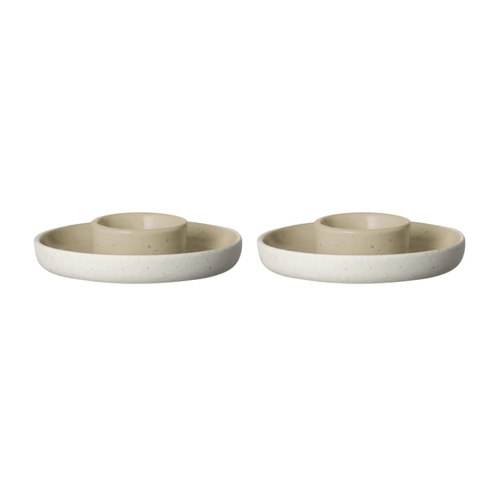 Sablo egg cup Ø10 cm 2-pack - Savannah - Blomus