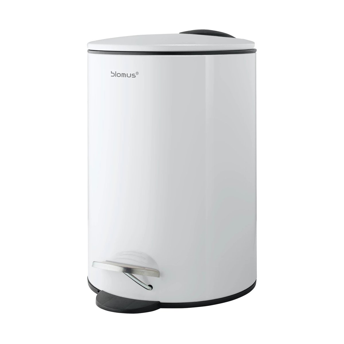 blomus Tubo pedal bin 3 L White - View 2