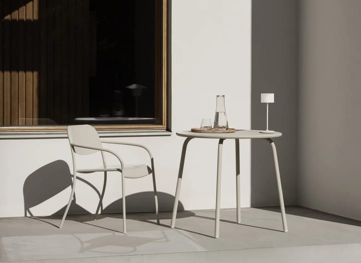 YUA bistro table Ø80 cm, Silk grey blomus