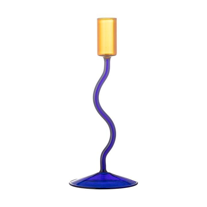 Ada candle holder 22 cm - Blue - Bloomingville