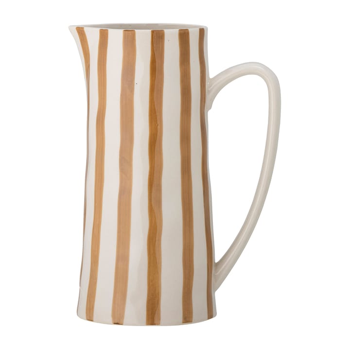 Begonia pot stoneware 23.5 cm, Brown stripes Bloomingville