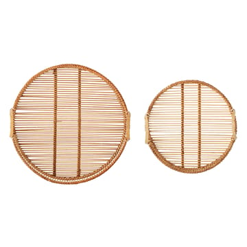 Bloomingville bamboo tray set - nature - Bloomingville