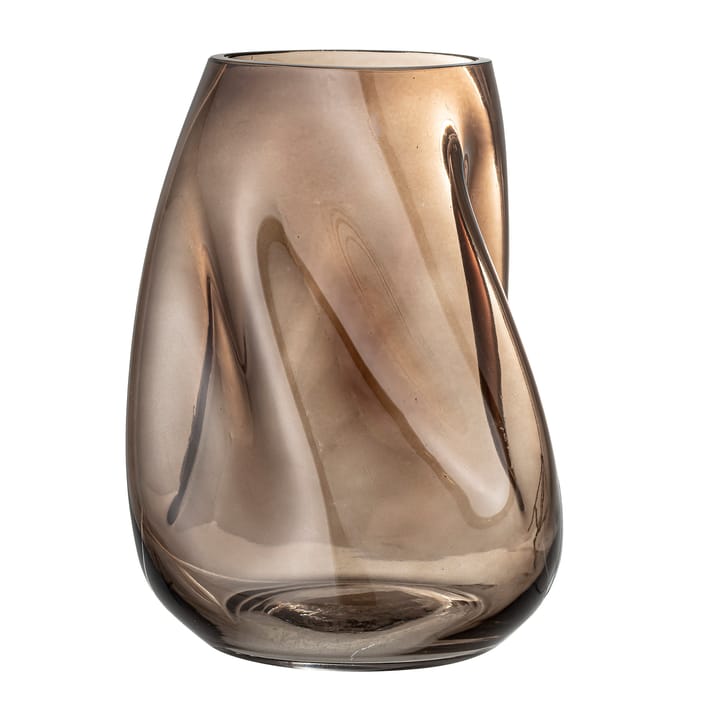 Bloomingville glass vase 26 cm, brown Bloomingville