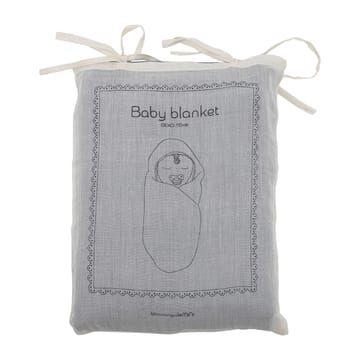 Bloomingville Muslin throw 80x100 cm - Blue - Bloomingville