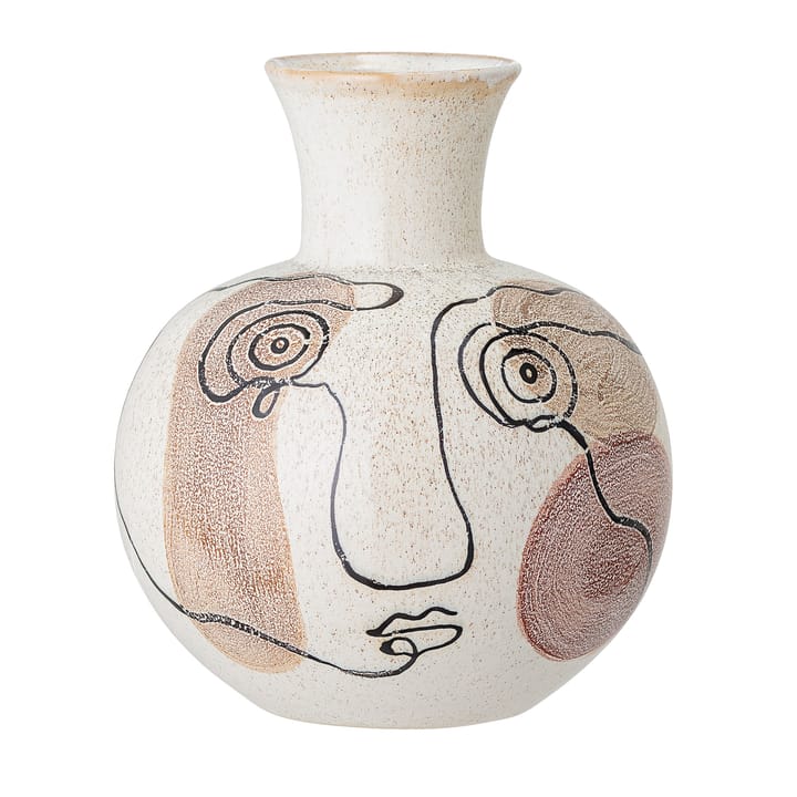 Bloomingville vase handpainted 22.5 cm, white Bloomingville