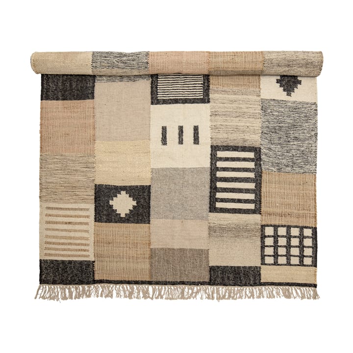 Cansel rug 150x245 cm, Wool-jute Bloomingville