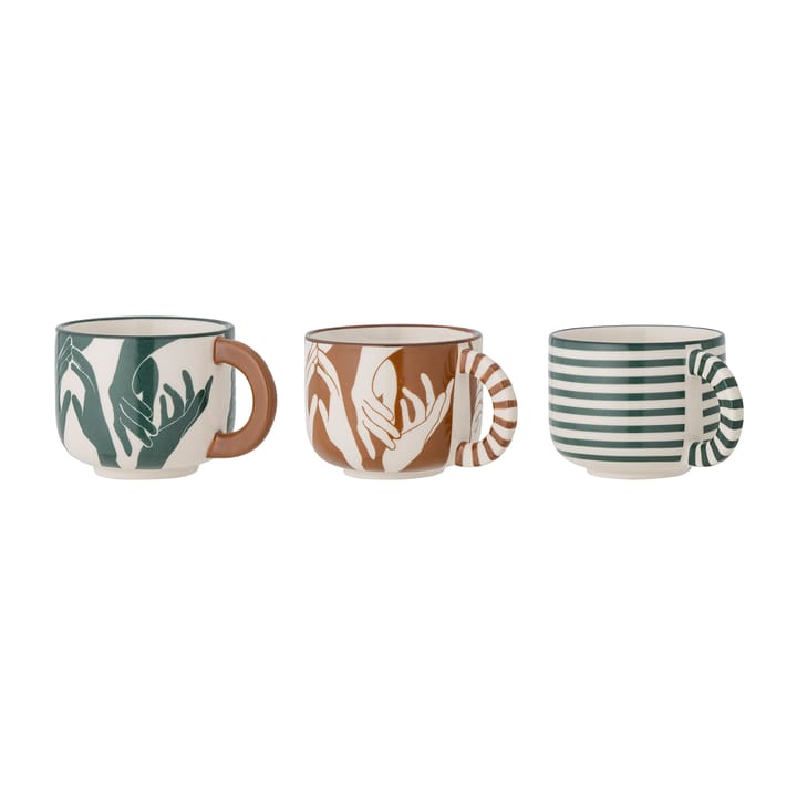 Carim cup 6.5 cm 3 pieces, Multi Bloomingville