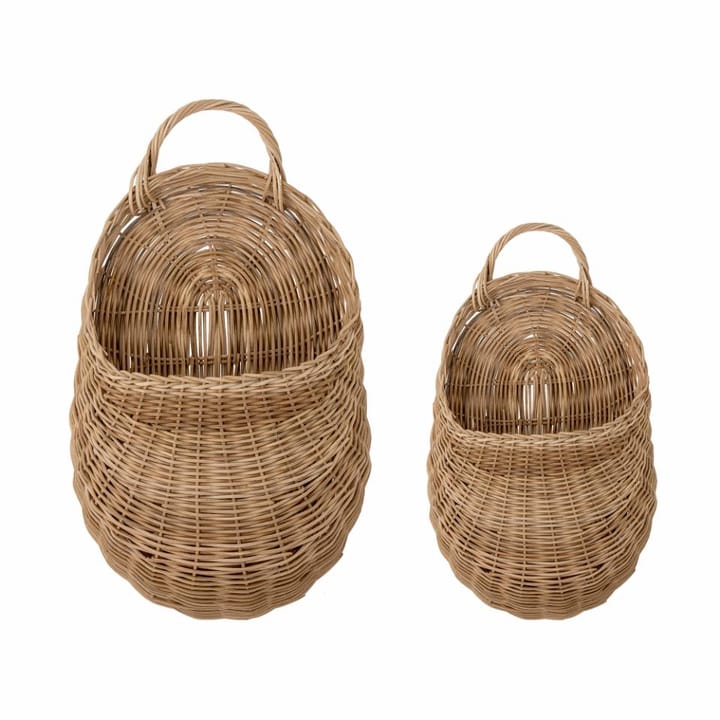 Chloe basket 2-pack, Brown Bloomingville