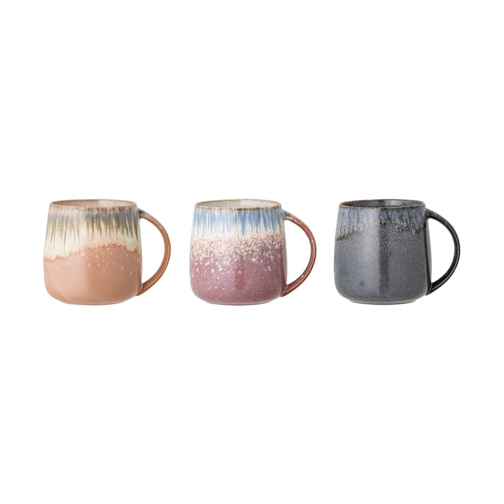 Cloe cup 380 ml 3 pieces - Multi - Bloomingville