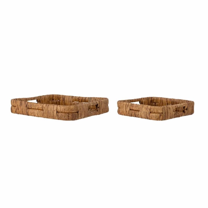 Diann Tray 2-pack, Brown Bloomingville