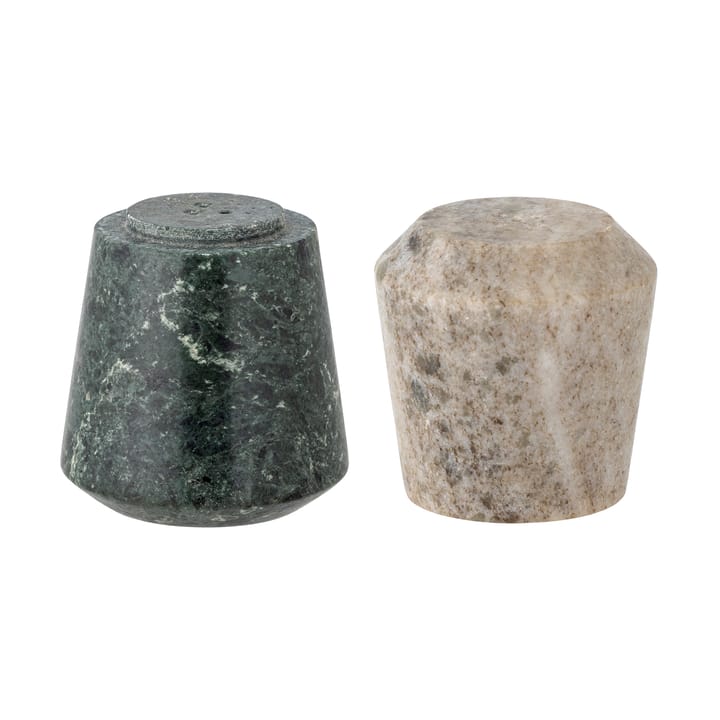 Duo Salt and Pepper Mill 12 cm, Marble Bloomingville