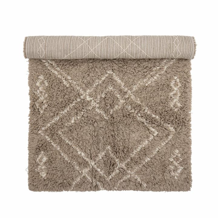 Edea rug 90x150 cm, Brown Bloomingville