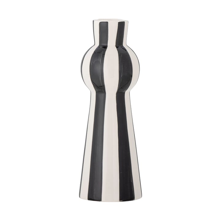 Eja candle stick 17 cm, Black-white Bloomingville