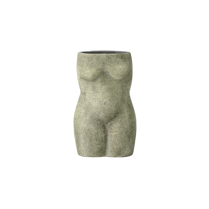 Emeli Deco vase terracotta 16 cm, green Bloomingville