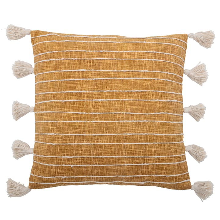 Emely cushion with tassels 55x55 cm, yellow Bloomingville