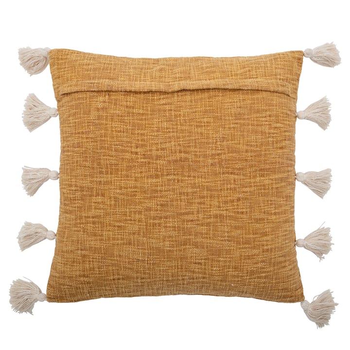 Emely cushion with tassels 55x55 cm, yellow Bloomingville