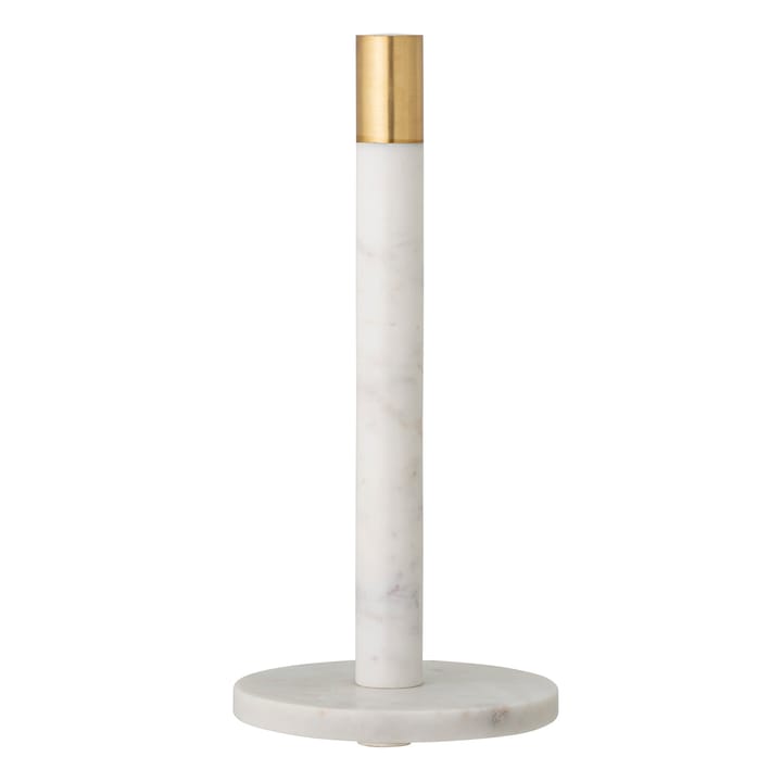 Emira kitchen paper holder marble 32 cm, white Bloomingville