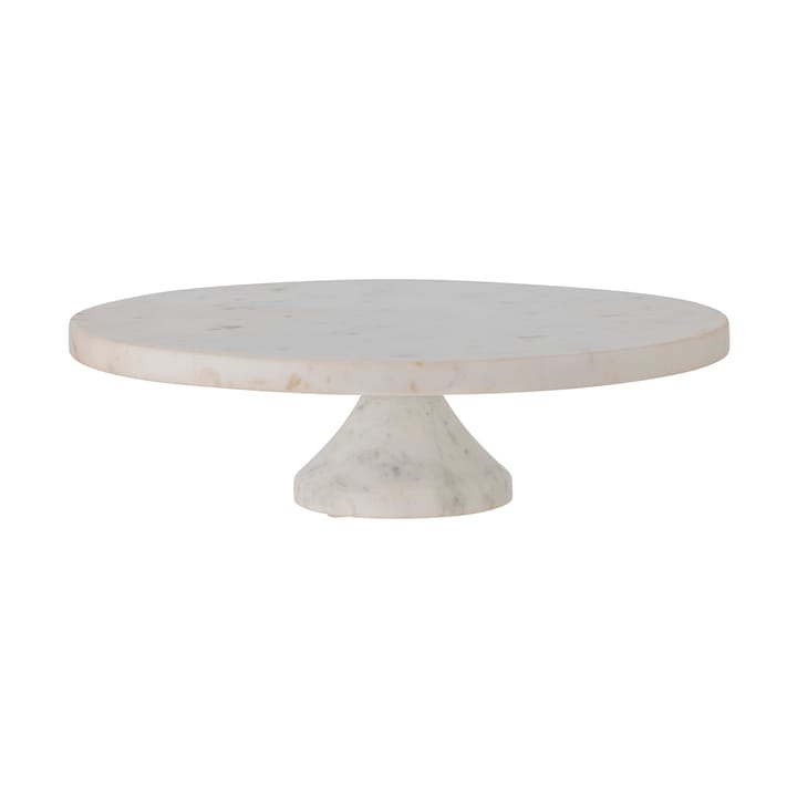 Fenya cake plate Ø30x9 cm - White marble - Bloomingville