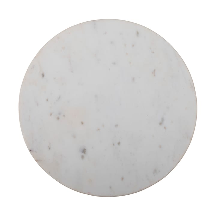 Fenya cake plate Ø30x9 cm, White marble Bloomingville