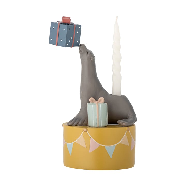 Flor candle stick sealion, 19 cm Bloomingville