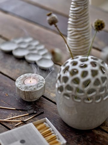 Forli candle holder Ø9 cm - Marble - Bloomingville