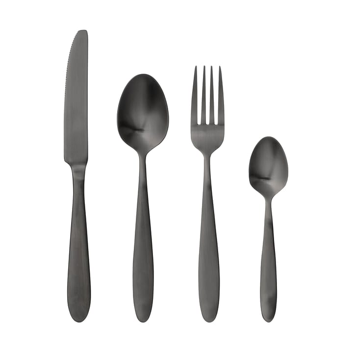 Frea cutlery set 4 pieces - Black - Bloomingville