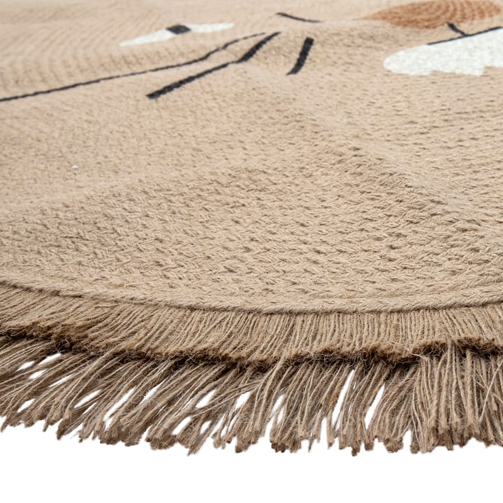 Harrison jute rug Ø100 cm, Lion Bloomingville