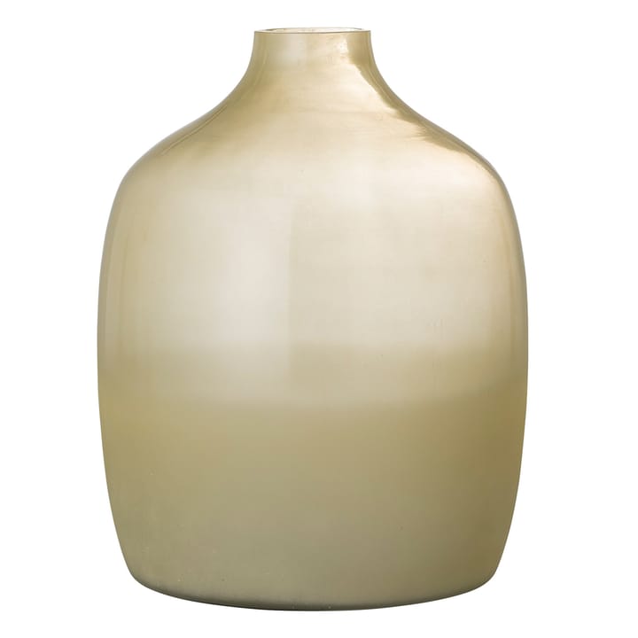 Idima glass vase 30 cm, yellow Bloomingville