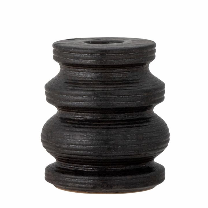 Idina candlestick 7x14 cm - Black - Bloomingville