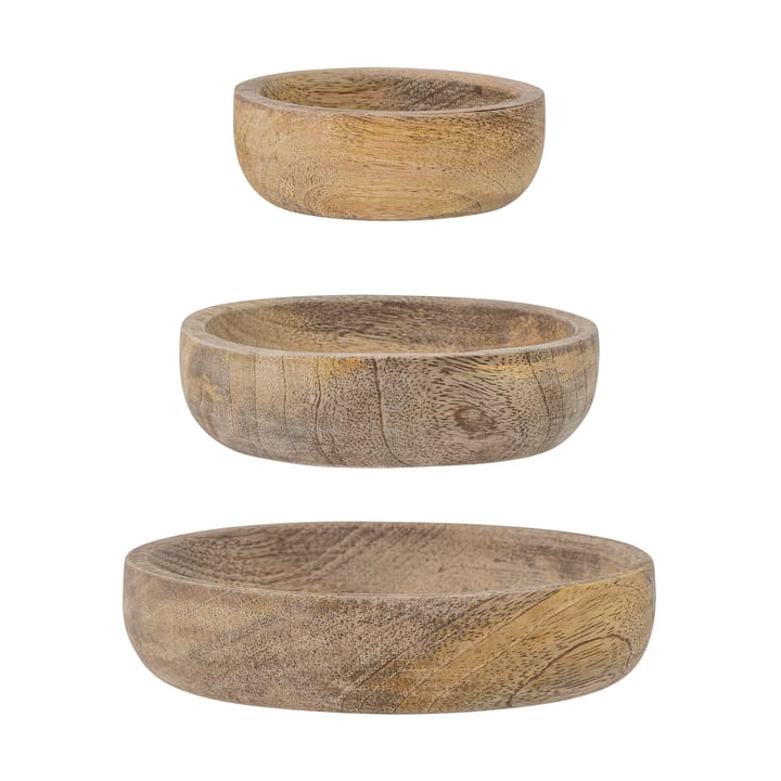 Joana bowl 3 pieces - Mangowood - Bloomingville