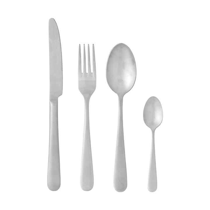 Karma cutlery 4 pieces, Matte stainless steel Bloomingville