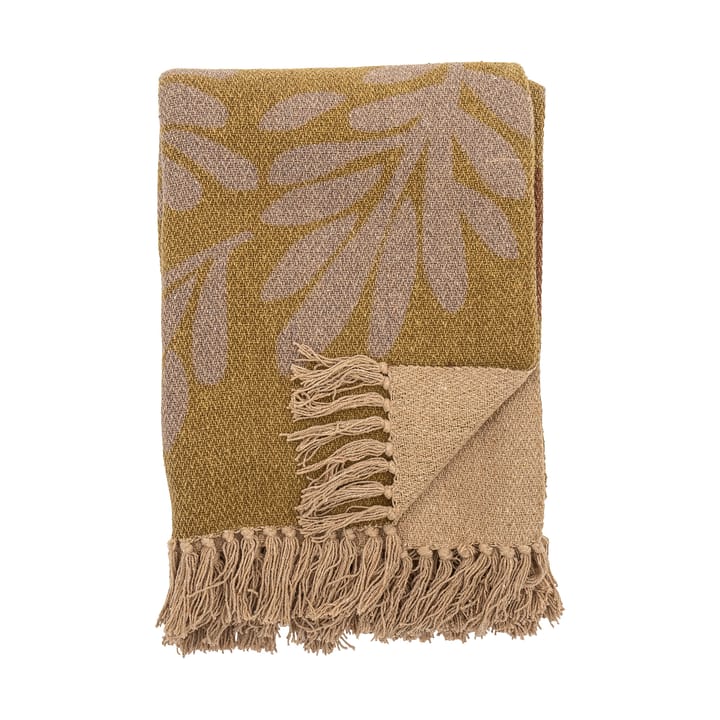 Lark cotton throw 130x160 cm, Yellow Bloomingville