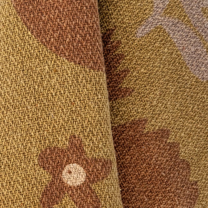 Lark cotton throw 130x160 cm, Yellow Bloomingville