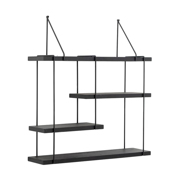 Lewis wall shelf 60x65 cm, Black firwood Bloomingville