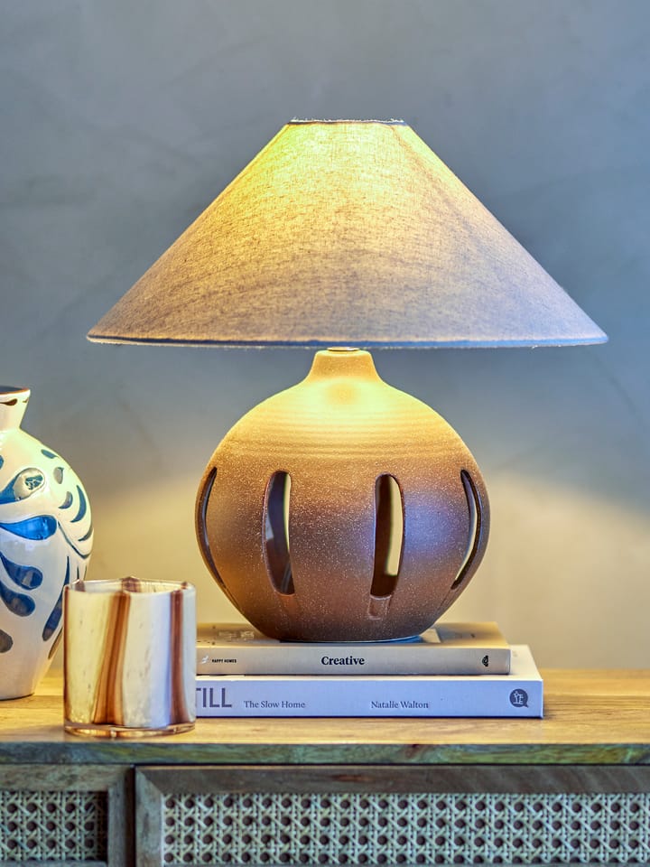 Liana table lamp Ø40,5x40,5 cm, Brown Bloomingville